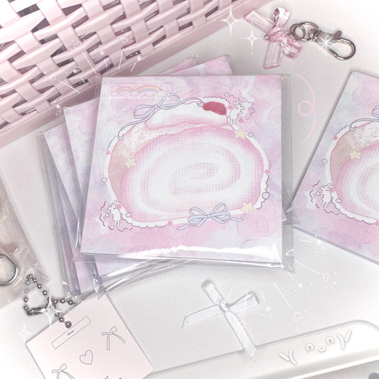Powder roll memo pad