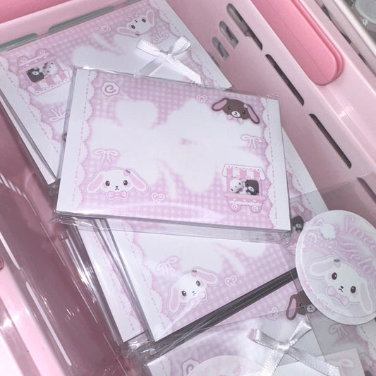 ₊˚⊹ ʚɞ ࣭ Sugar Bunnies🐰Memo pad!