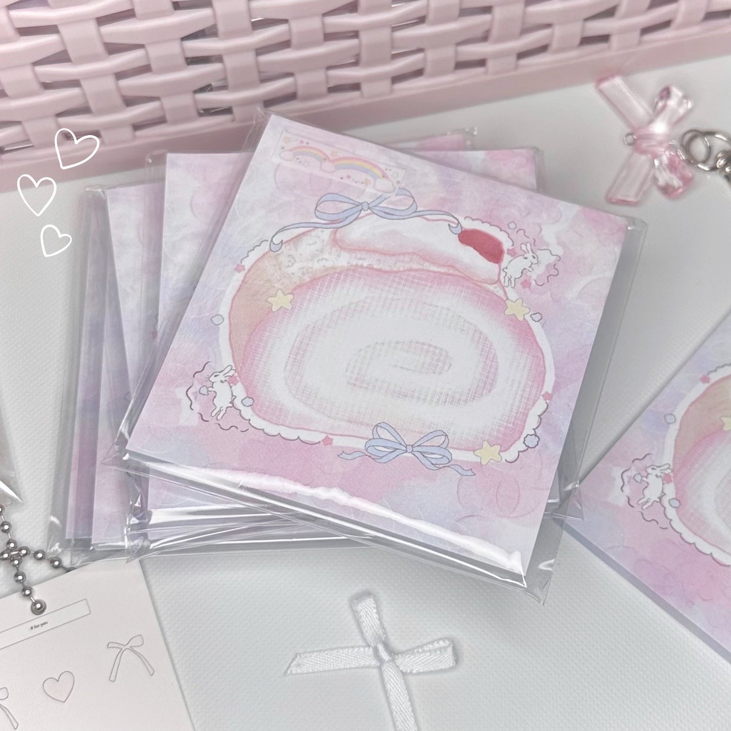 Powder roll memo pad