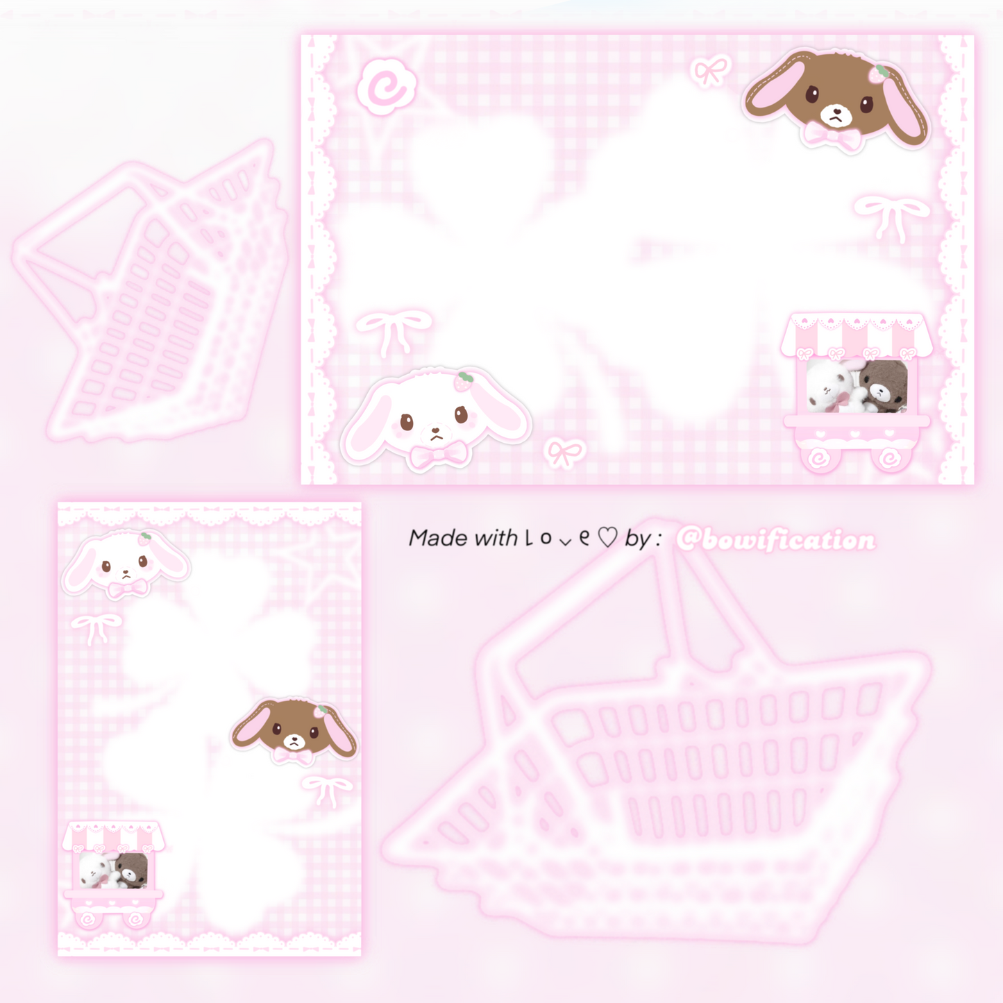 ₊˚⊹ ʚɞ ࣭ Sugar Bunnies🐰Memo pad!
