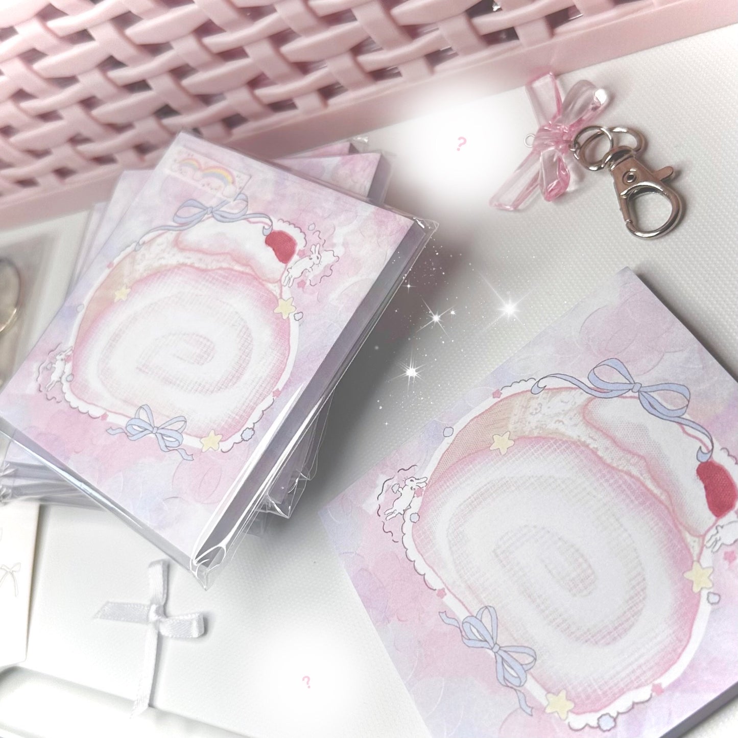 Powder roll memo pad