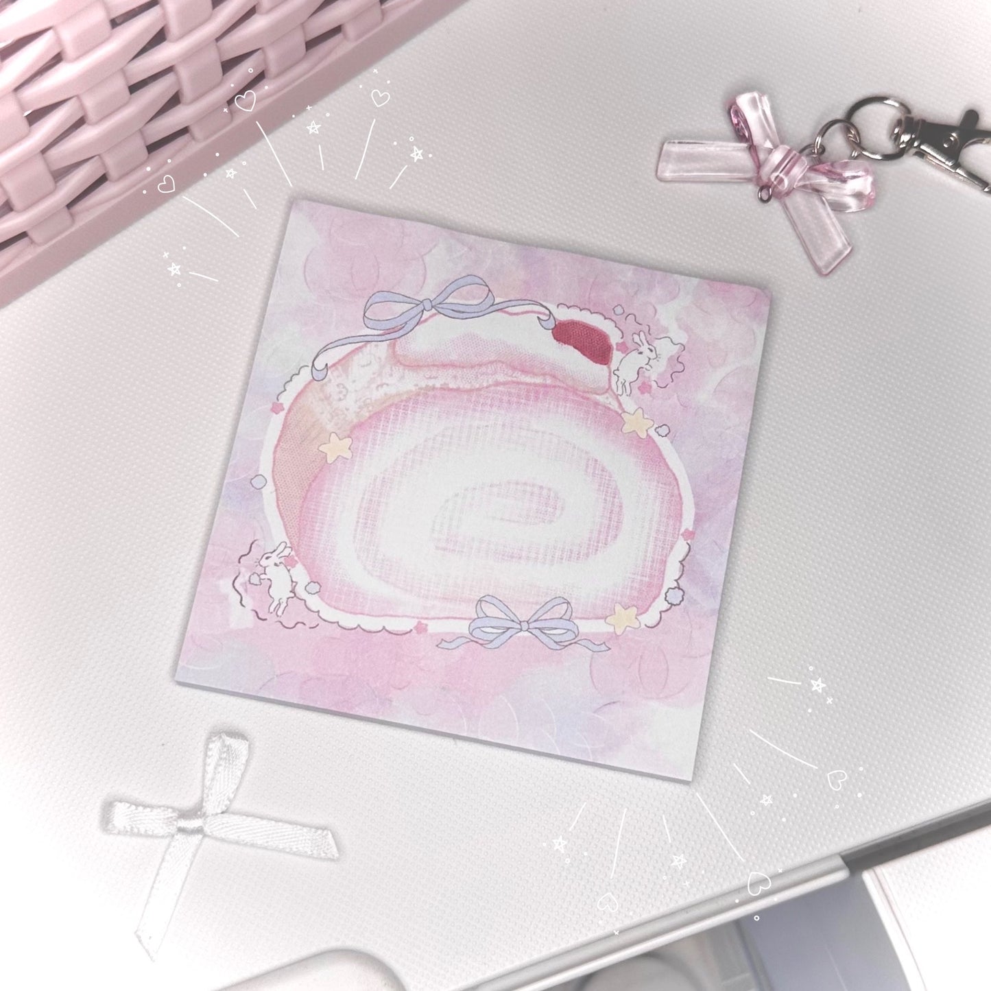 Powder roll memo pad